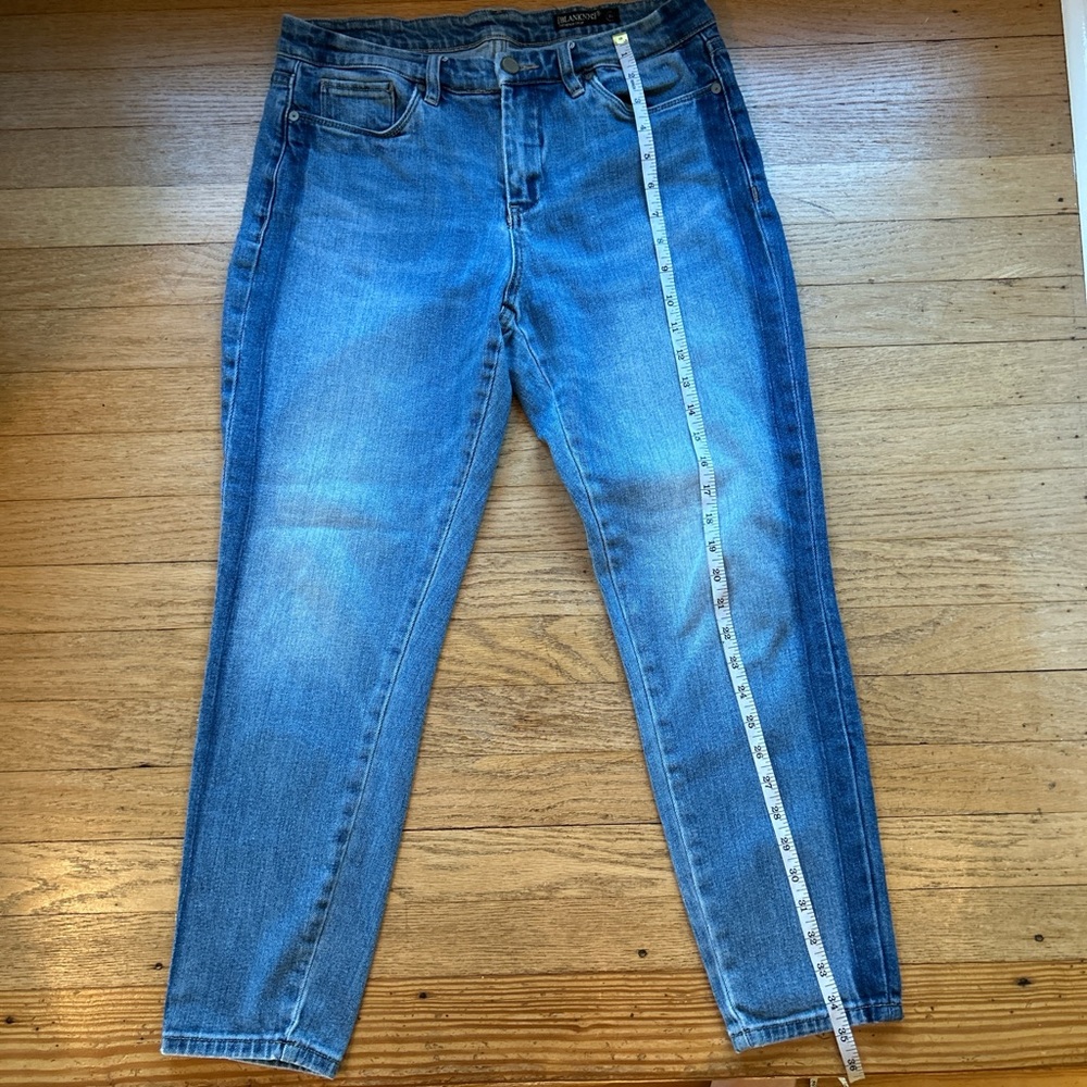 Blank NYC Women's Straight Leg Blue Jeans